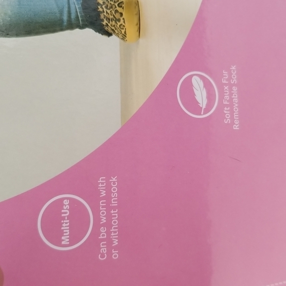 Lily & Dan Leopard Print Warm Lined Rubber Clogs with Removable Liner - NWT - Picture 8 of 9